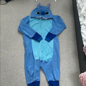 Primark Blue Footies with Stitch Design